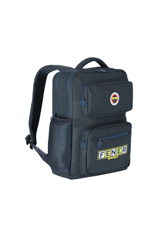 Fenerbahçe Lisanslı Çok Bölmeli Lacivert Orijinal Sırt çantası