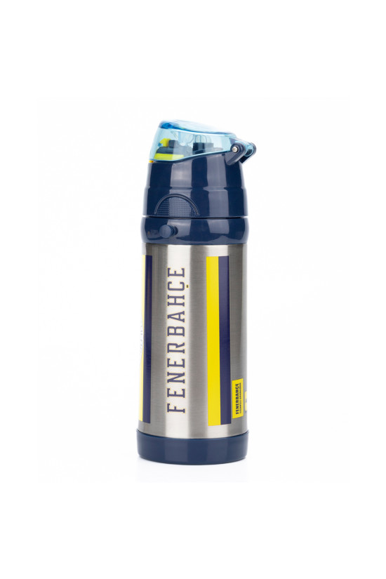 Fenerbahçe Lisanslı Çubuklu Orijinal 500ml Çelik Matara