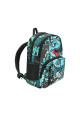 Me Team Çok Bölmeli T-Rex baskılı Turkuaz Okul çantası