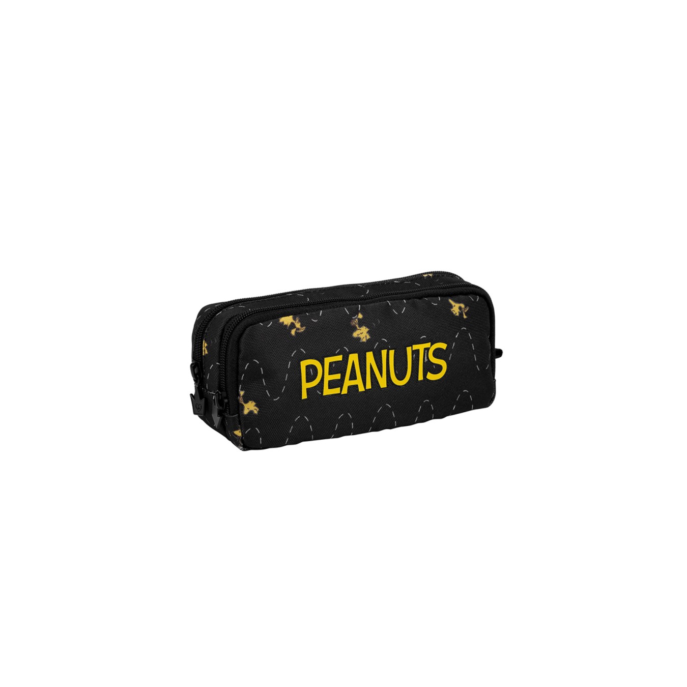Snoopy Lisanslı Çift Bölmeli Peanuts yazılı Siyah Orijinal Kalemlik