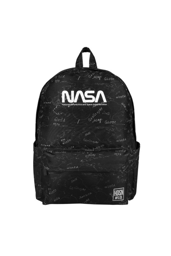 Nasa Lisanslı Geography Siyah Orijinal Sırt çantası