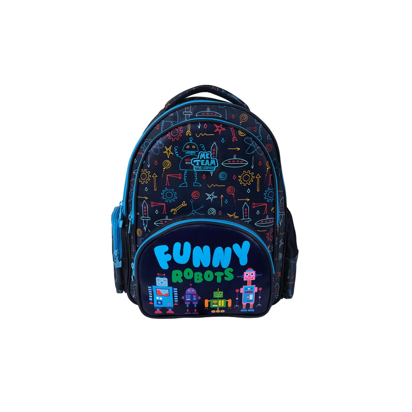 Me Team Funny Robots Lacivert Okul çantası