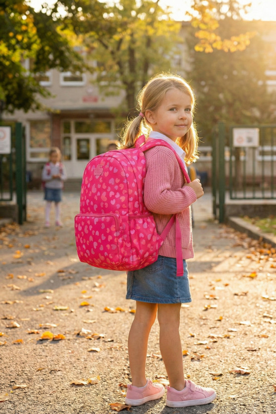 Me Team Love Pembe Okul çantası