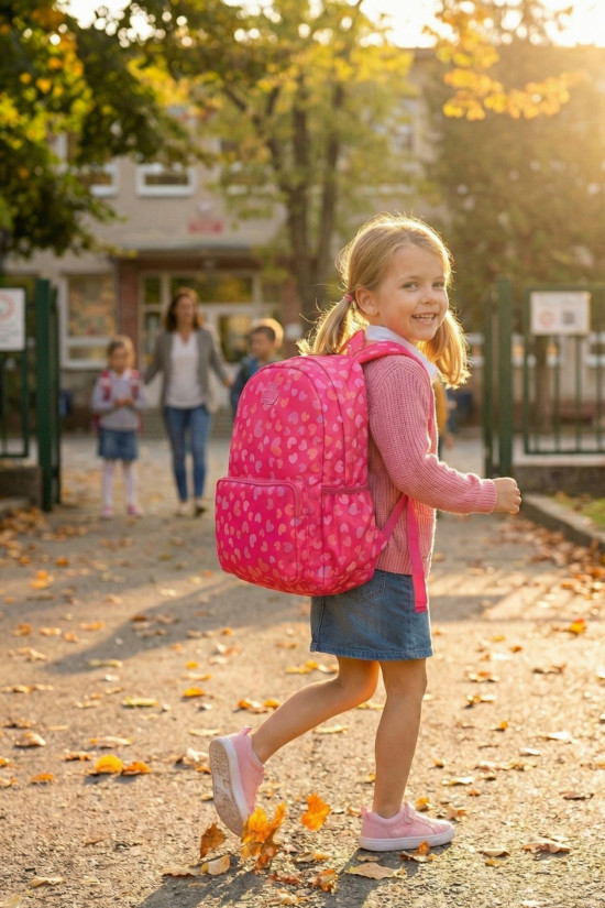 Me Team Love Pembe Okul çantası