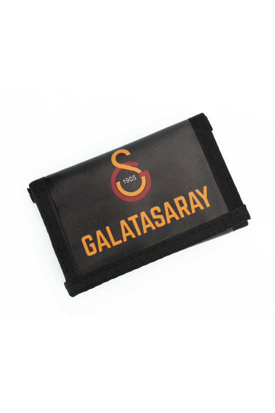 Lisanslı Galatasaray yazılı Siyah Orijinal Suni Deri Cüzdan