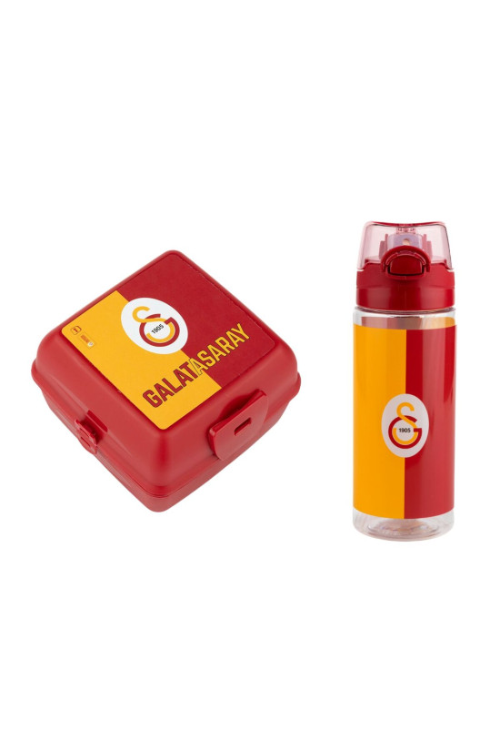 Galatasaray Lisanslı Parçalı Orijinal Okul Seti| Beslenme Kutusu + 500ml Matara