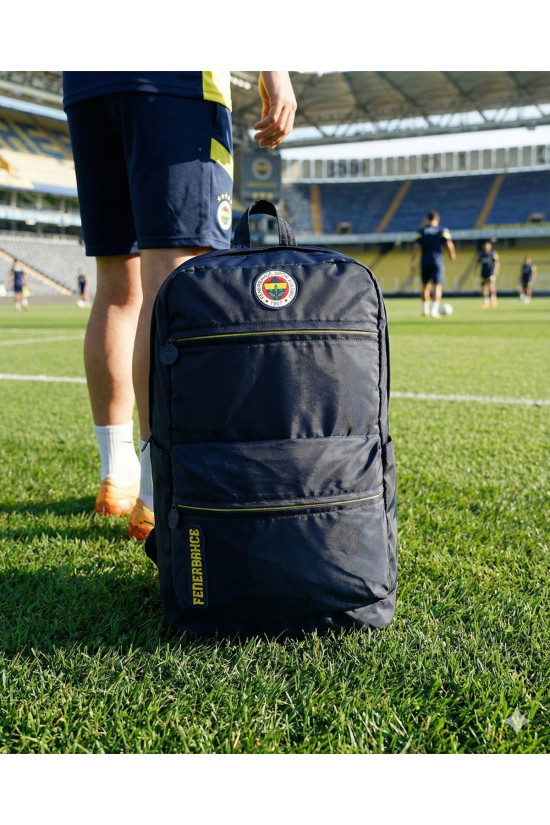 Fenerbahçe Lisanslı Çok Bölmeli Lacivert Orijinal Sırt çantası