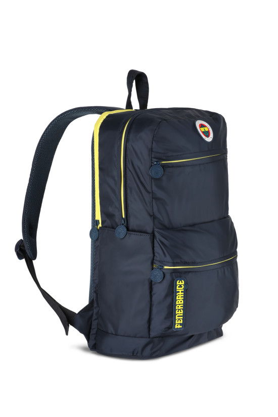 Fenerbahçe Lisanslı Çok Bölmeli Lacivert Orijinal Sırt çantası