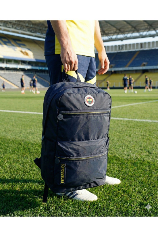Fenerbahçe Lisanslı Çok Bölmeli Lacivert Orijinal Sırt çantası