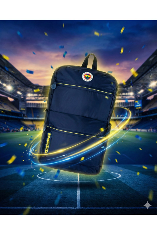 Fenerbahçe Lisanslı Çok Bölmeli Lacivert Orijinal Sırt çantası