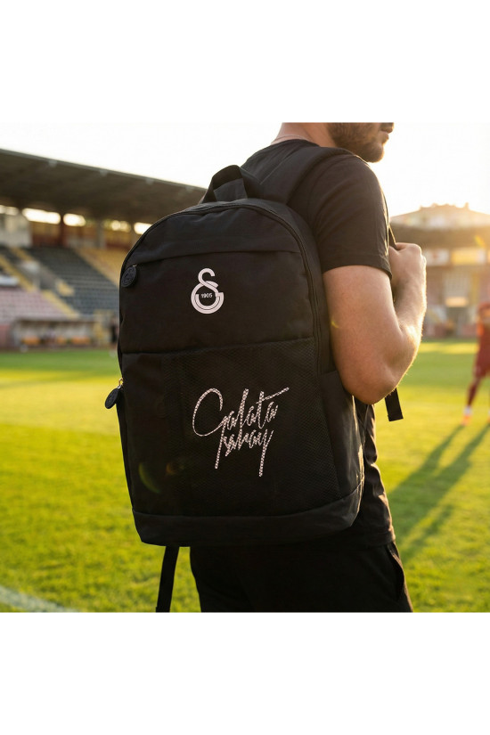 Galatasaray Lisanslı Siyah Orijinal Sırt çantası