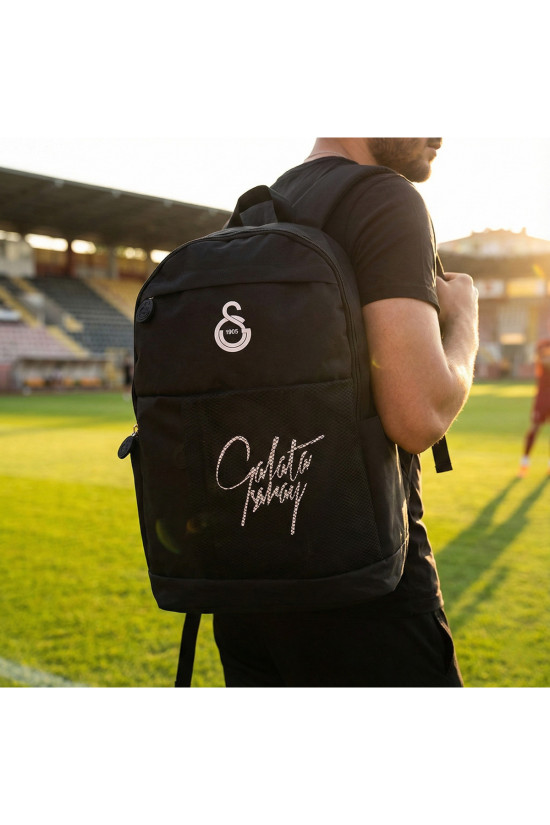 Galatasaray Lisanslı Siyah Orijinal Sırt çantası