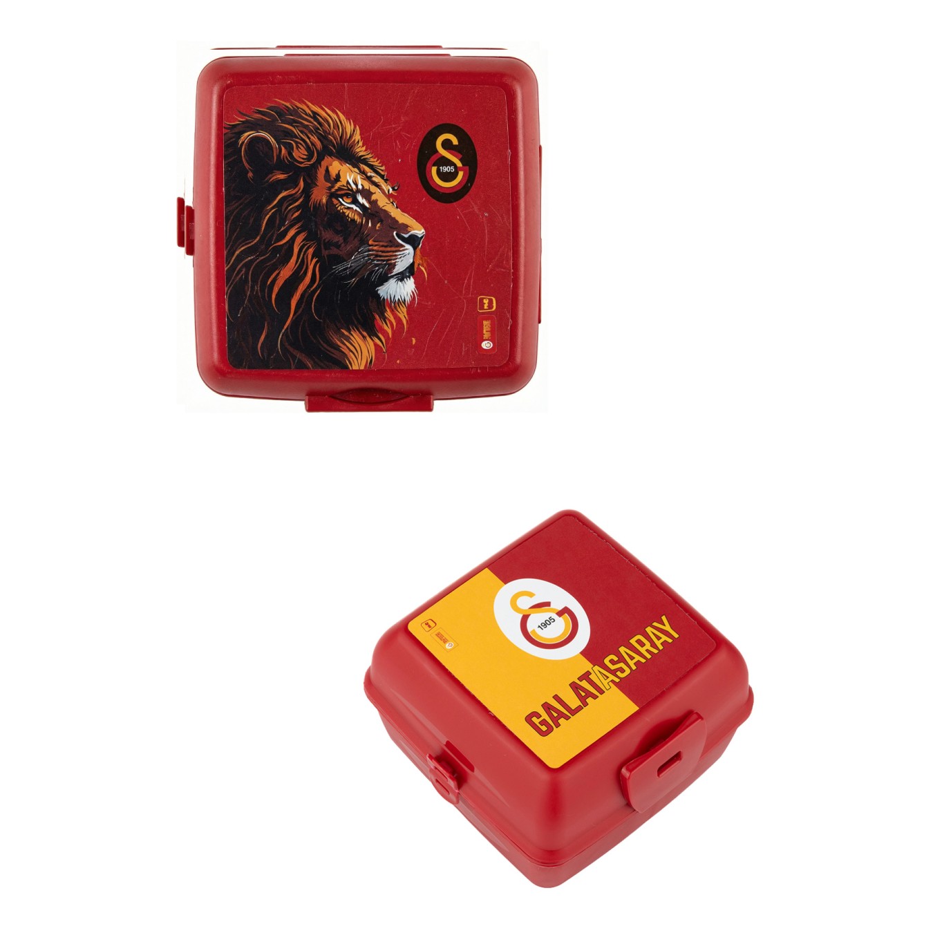 Galatasaray Lisanslı 2'li Orijinal Beslenme Kutusu (Çatal & Kaşık Hediyeli)