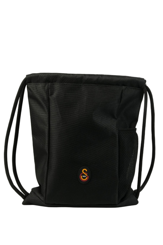 Galatasaray Lisanslı Siyah Büzgülü Orijinal Spor çantası