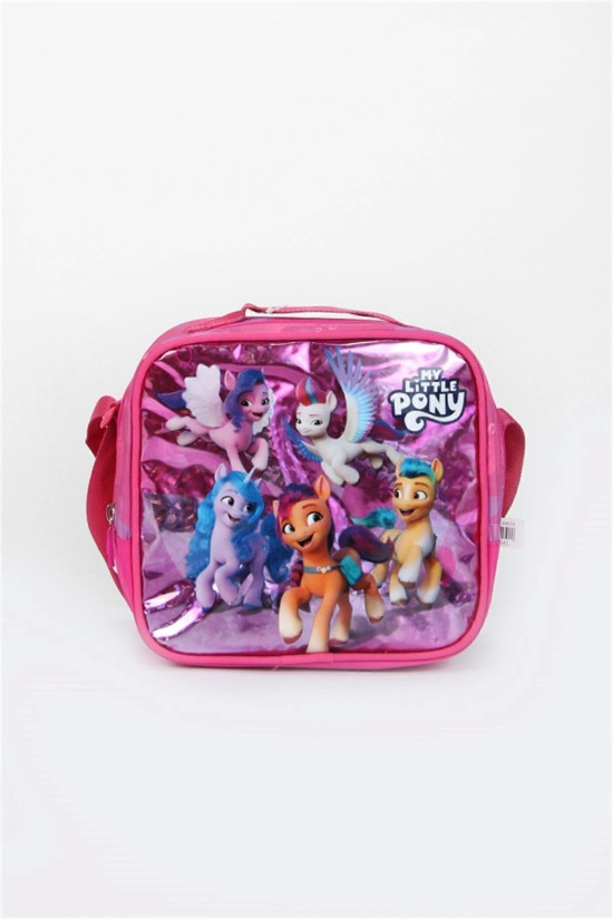 My Little Pony PVC Detaylı Pembe Orijinal Beslenme çantası