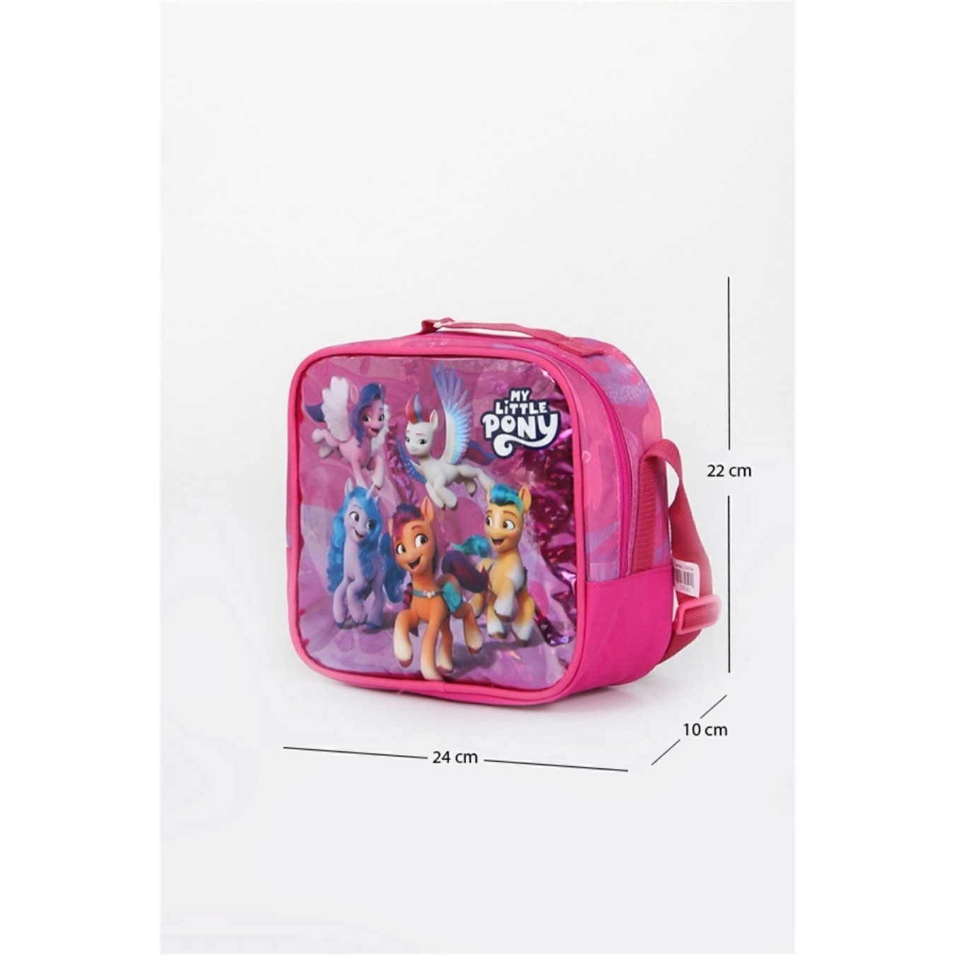 My Little Pony PVC Detaylı Pembe Orijinal Beslenme çantası