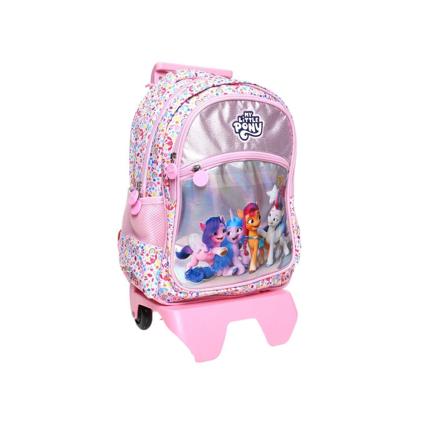 My Little Pony Lisanslı Pembe Orijinal Tekerlekli Trolley Okul çantası