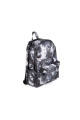 Slazenger Lisanslı Batik Desenli Beyaz Siyah Orijinal Sırt çantası