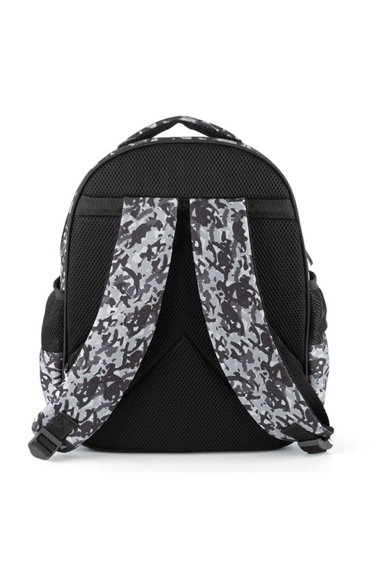 Beşitkaş Lisanslı Kartal Figürlü Kamuflaj Desenli Siyah Orijinal Okul çantası