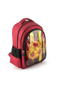 Galatasaray Lisanslı Top Figürlü kırmızı Orijinal Okul çantası