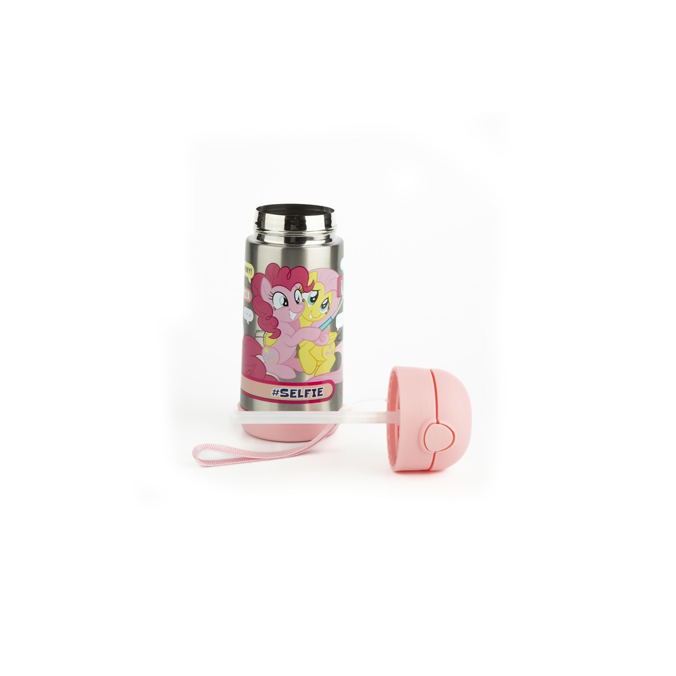 My Little Pony Lisanslı Pembe Orijinal Metal Matara