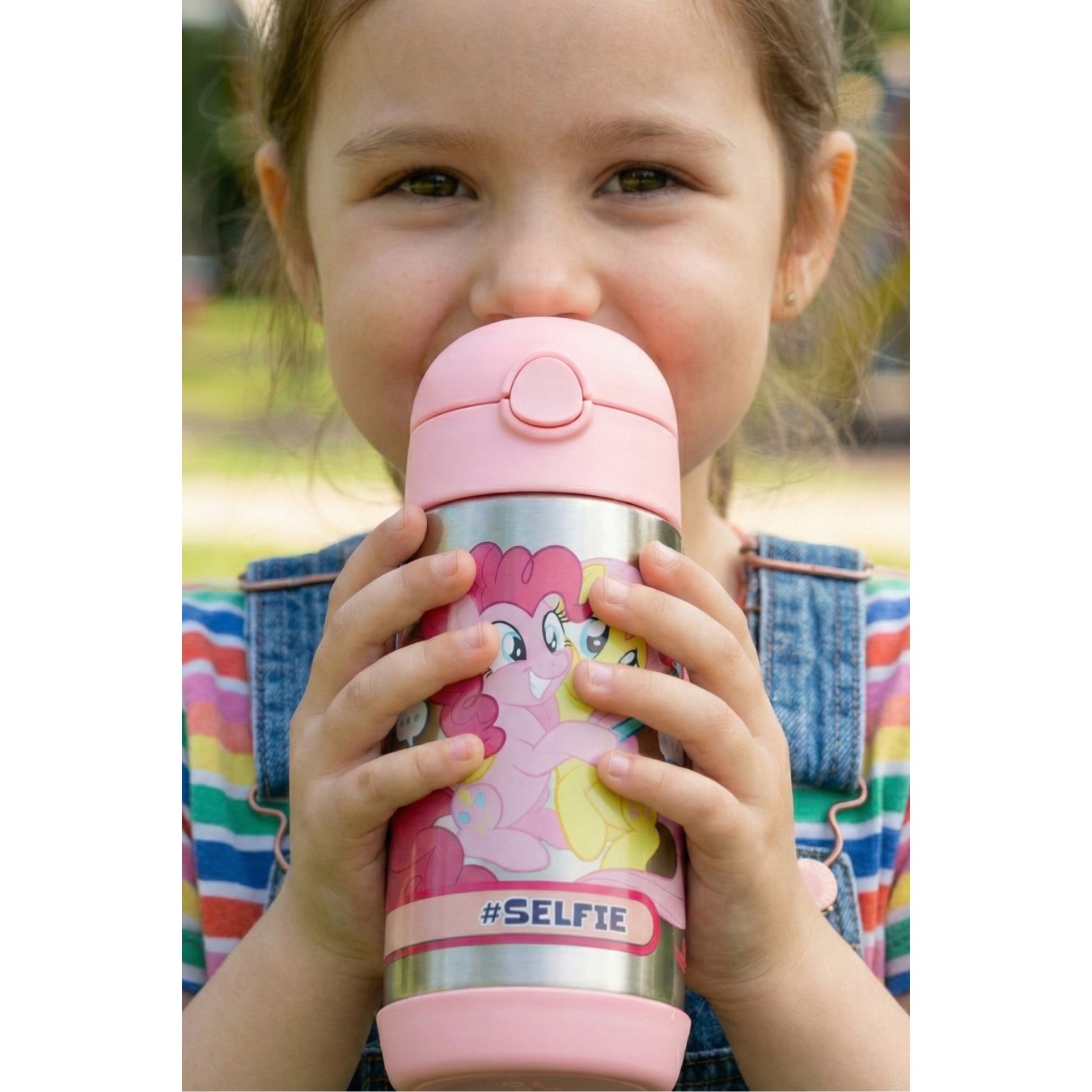 My Little Pony Lisanslı Pembe Orijinal Metal Matara