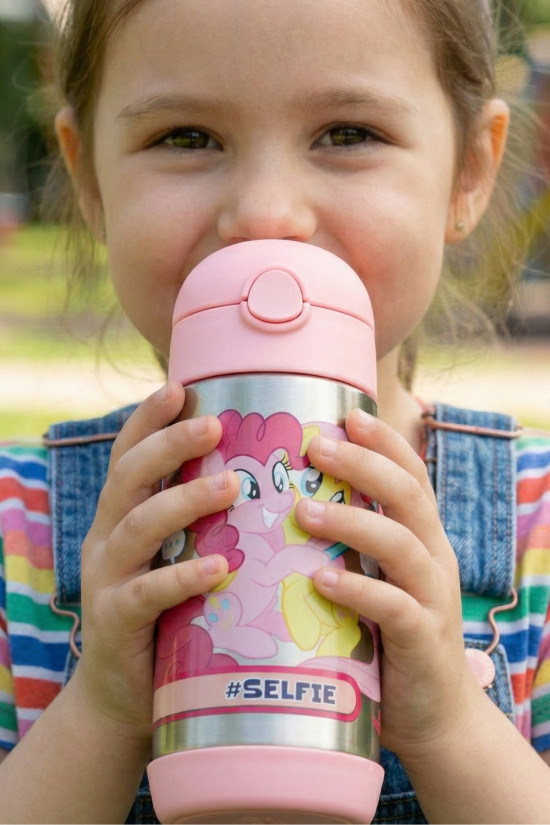 My Little Pony Lisanslı Pembe Orijinal Metal Matara