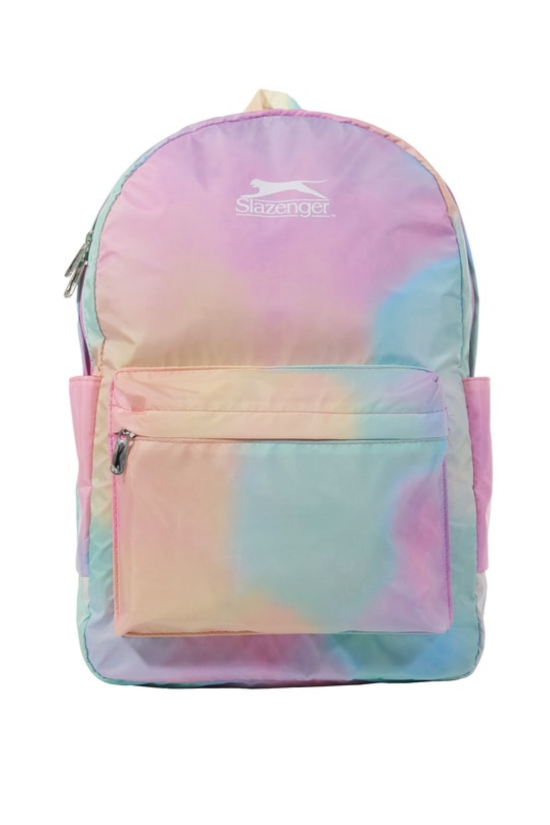 Slazenger Lisanslı Batik Desenli Pembe Orijinal Sırt çantası