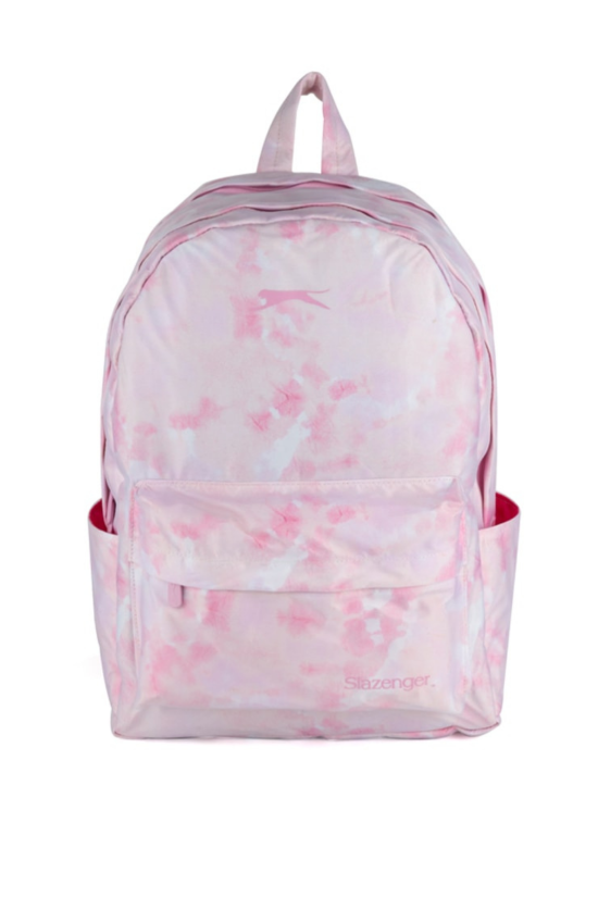 Slazenger Lisanslı Batik Desenli Pembe Orijinal Sırt çantası