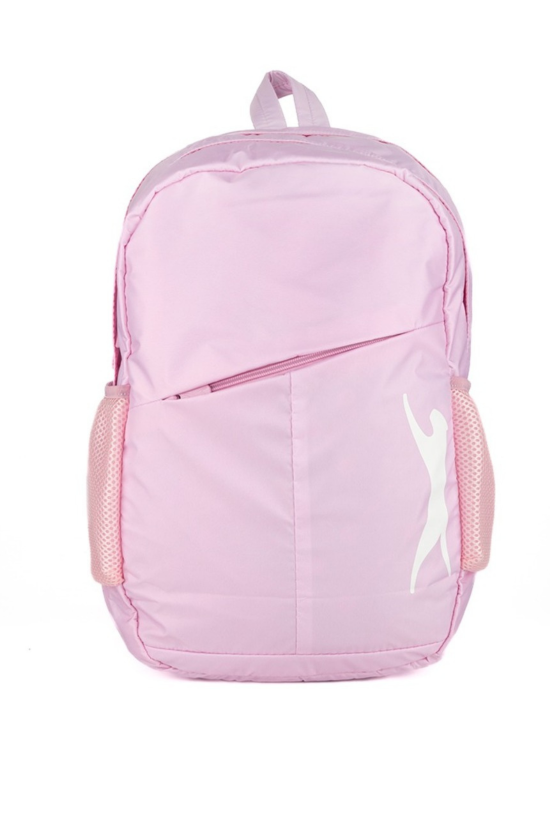 Slazenger Lisanslı Çapraz Fermuar Detaylı Pembe Orijinal Sırt çantası