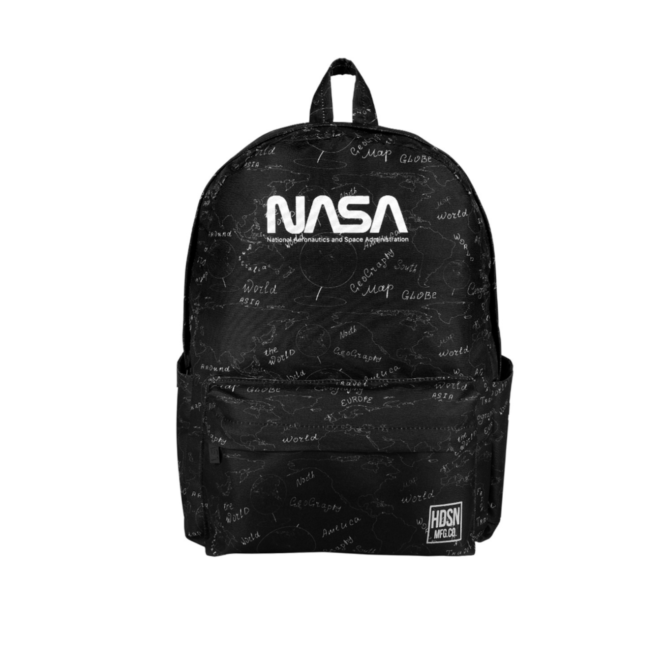 Nasa Lisanslı Geography Siyah Orijinal Sırt çantası