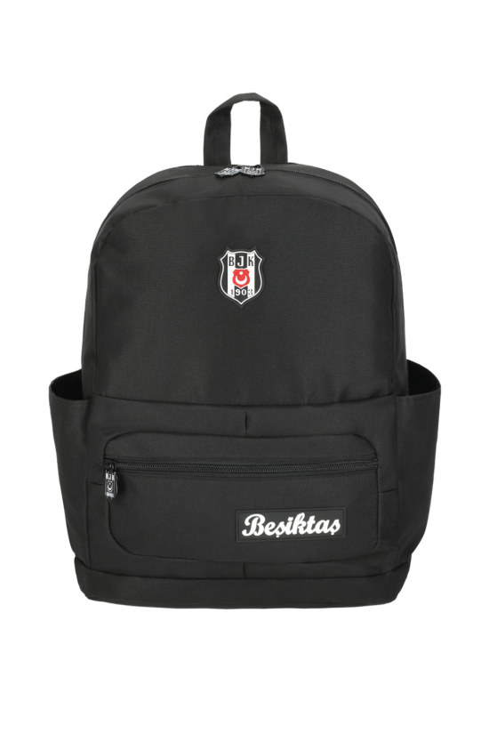 Beşiktaş Lisanslı Çok Bölmeli Siyah Orijinal Sırt çantası