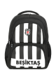 Beşiktaş Lisanslı Siyah Beyaz Orijinal Okul çantası