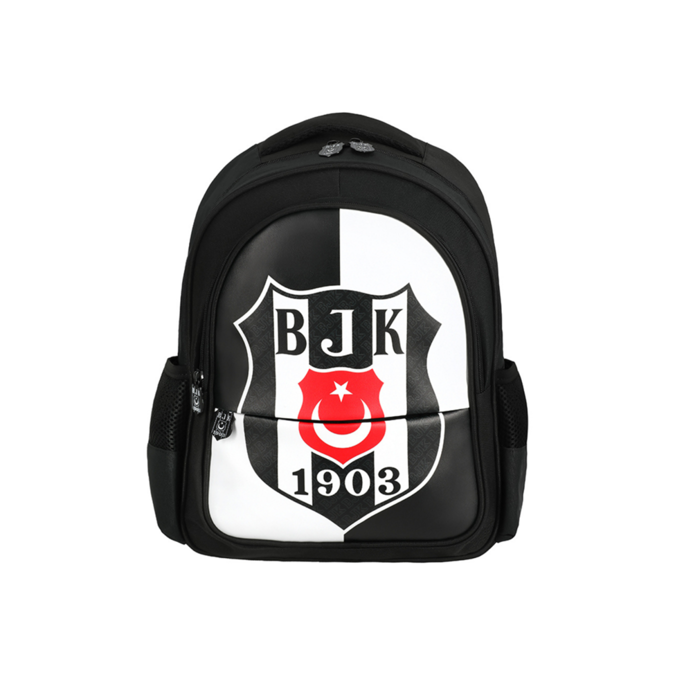 Beşiktaş Lisanslı 3 Bölmeli Siyah Beyaz Orijinal Sırt çantası