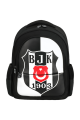 Beşiktaş Lisanslı 3 Bölmeli Siyah Beyaz Orijinal Sırt çantası