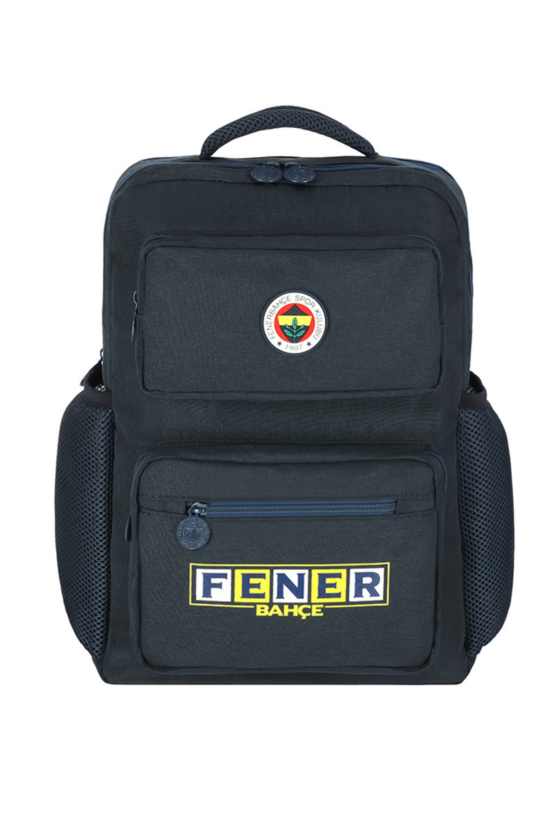 Fenerbahçe Lisanslı Çok Bölmeli Lacivert Orijinal Sırt çantası