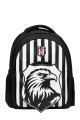 Beşiktaş Lisanslı Çubuklu Okul Çantası - 3 Bölmeli 3D Kartal Baskılı Siyah Beyaz Sırt Çantası